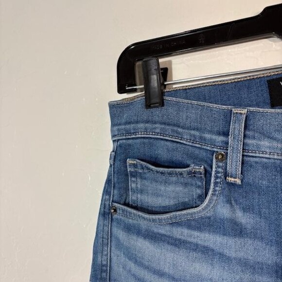 Veronica Beard Jeans Womens 27 Carson Ankle Flare High Rise Raw Hem Made USA - Picture 2 of 9